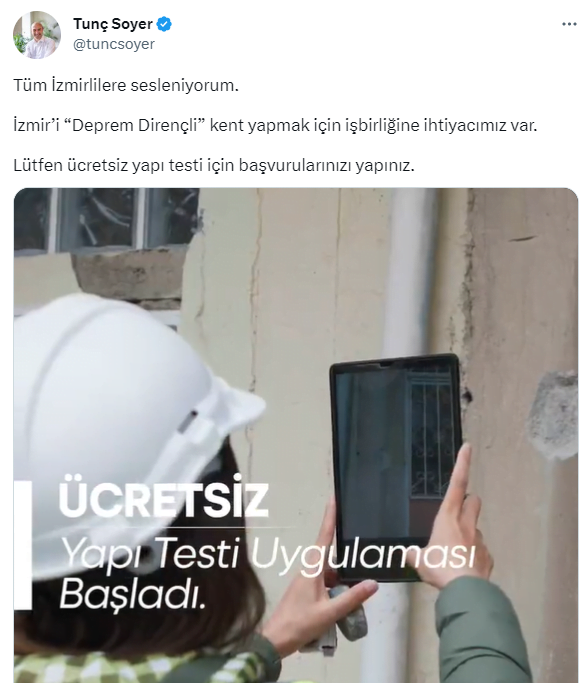 izmir yapı testi ücretsiz
