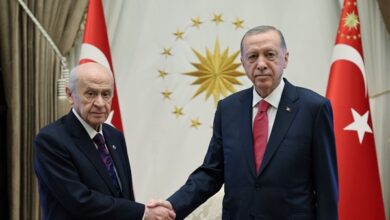 Cumhurbaşkanı Erdoğan, MHP Genel Başkanı Bahçeli'yi kabul etti